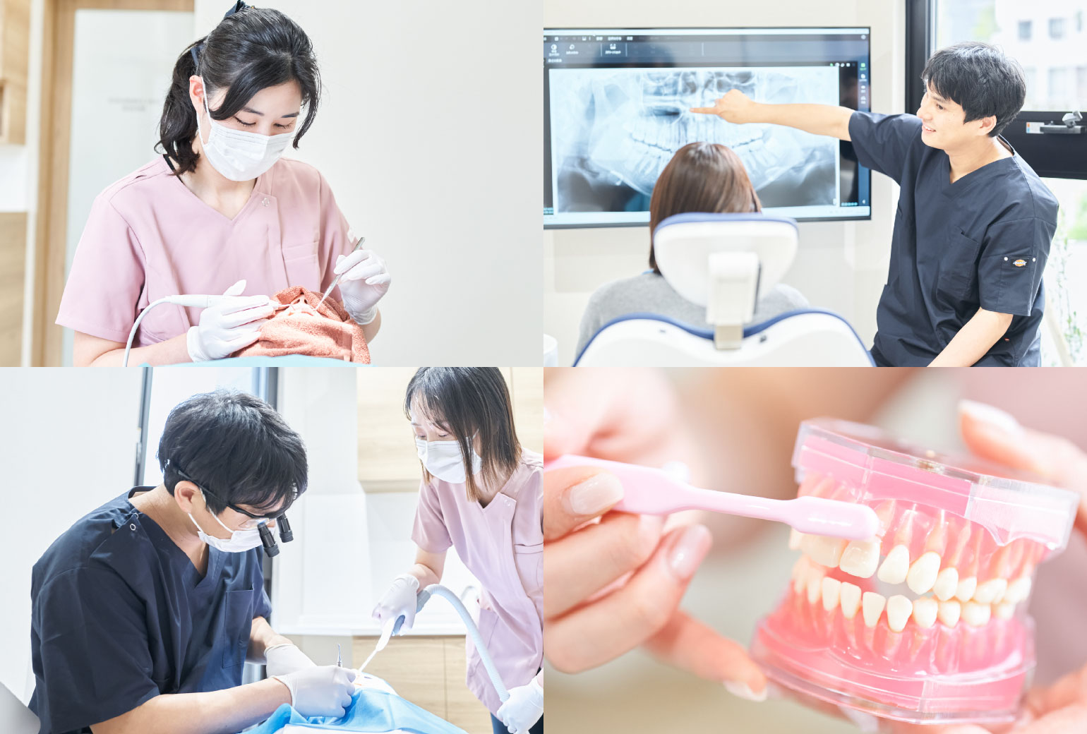 お口全体を考えた治療が可能